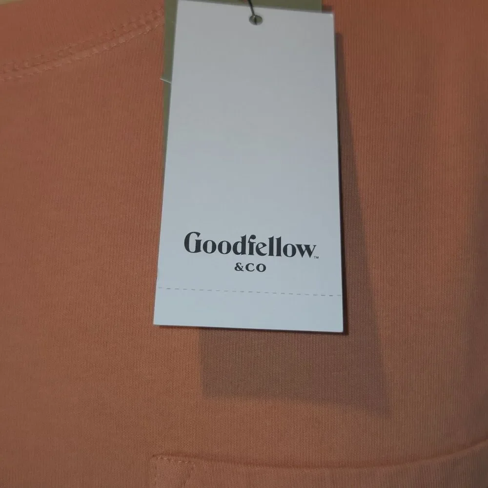 Goodfellow Orange Pocket T-shirt Men's Size L NEW